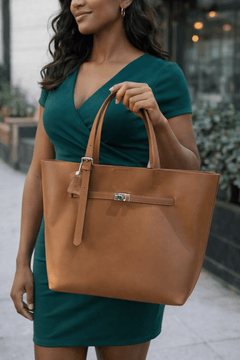 Sophia Delli Embellished Leather Tote