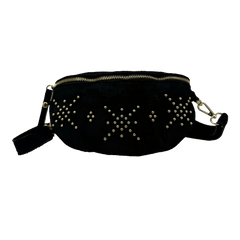 Studded Suede Leather Fanny Pack