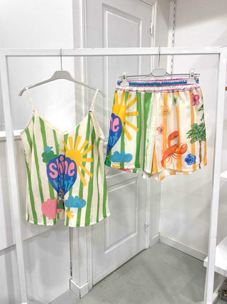 Summer Lounge Set Women's Apparel - Picayune Cellars & Mercantile
