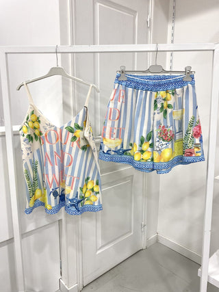 Summer Lounge Set Women's Apparel - Picayune Cellars & Mercantile