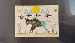 Terrance Guardipee Buffalo Ledger Art