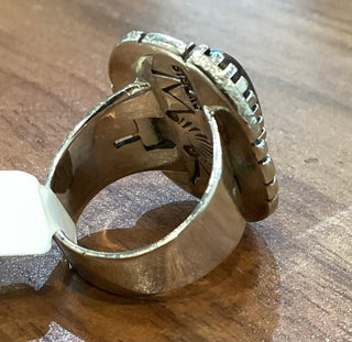 Toney Mitchell Bisbee Turquoise Ring Rings - Picayune Cellars & Mercantile
