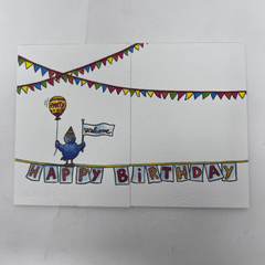 Trifold Card Animals Celebration