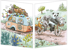 Trifold Card Chammalow Party