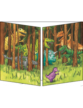 Trifold Card Dinosaur Birthday Surprise Cards - Picayune Cellars & Mercantile