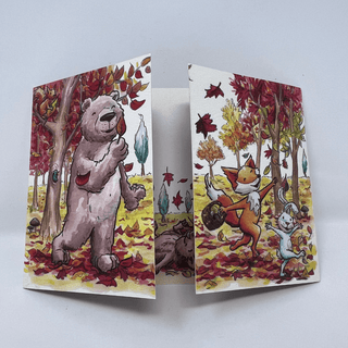 Trifold Card "Fall Having a Good Time" Cards - Picayune Cellars & Mercantile