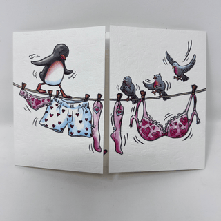 Trifold Card "Flying Bra" Cards - Picayune Cellars & Mercantile