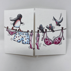 Trifold Card Flying Bra