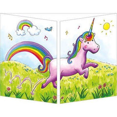 Trifold Card Rainbow Unicorn