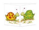 Trifold Card Turtles in Love