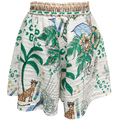 Tropical Print Shorts