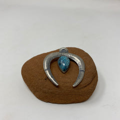 Turquoise Naja Pendant by Buffalo Dancer