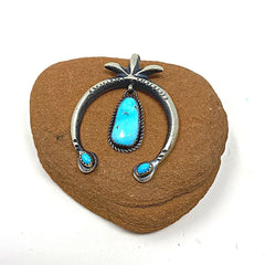 Turquoise Naja Pendant