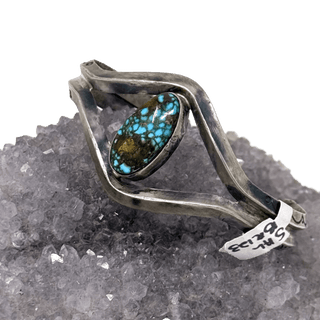 Turquoise Oval Eye Cuff Bracelet Bracelets - Picayune Cellars & Mercantile