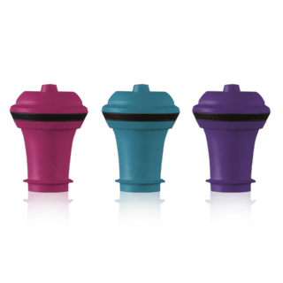 Vacu Vin Stoppers Multicolor Wine Accessories - Picayune Cellars & Mercantile