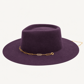 Van Palma Ulysse Hat with Gold Chain Hats & Hair Accessories - Picayune Cellars & Mercantile