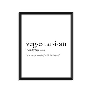 "Vegetarian Definition" Greeting Card Cards - Picayune Cellars & Mercantile