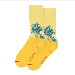 Vincent van Gogh "Irises" Socks Socks - Picayune Cellars & Mercantile