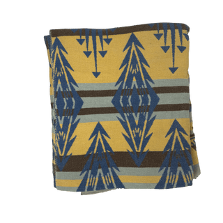 Vintage Beacon Blanket - Yellow & Blue Blankets - Picayune Cellars & Mercantile