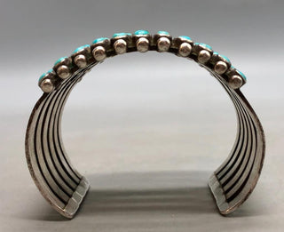 Vintage Six Row Snake Eye Turquoise Cuff Bracelets - Picayune Cellars & Mercantile