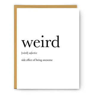 Weird Definition Everyday Card Cards - Picayune Cellars & Mercantile