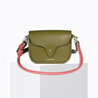 West Structured Purse with Contrast Shoulder Strap Purses - Picayune Cellars & Mercantile