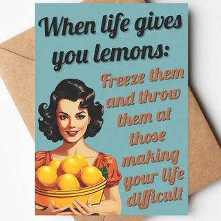 When Life Gives You Lemons Card Cards - Picayune Cellars & Mercantile