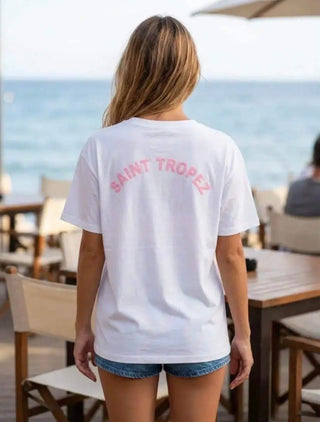 White Saint Tropez T-Shirt Women's Apparel - Picayune Cellars & Mercantile