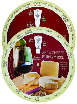 Wine & Cheese Pairing Wheel Wine Accessories - Picayune Cellars & Mercantile