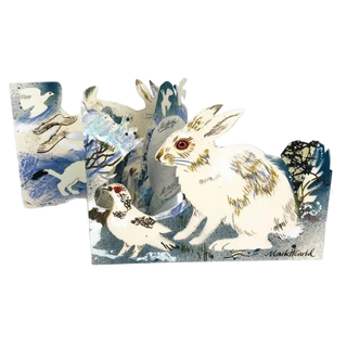 Winter Wildlife Collage Card Cards - Picayune Cellars & Mercantile