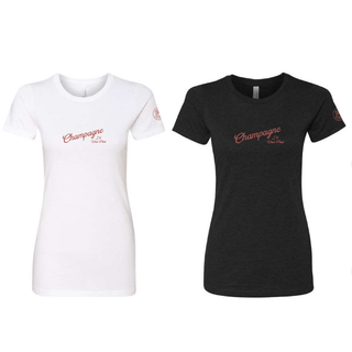 Women's Champagne S'il Vous Plait T-Shirt Women's Apparel - Picayune Cellars & Mercantile