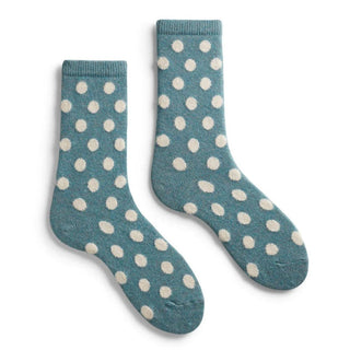 Women's Dot Wool Crew Socks Socks - Picayune Cellars & Mercantile