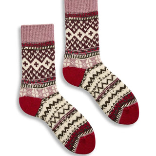 Women's Fairisle Wool Crew Socks Socks - Picayune Cellars & Mercantile