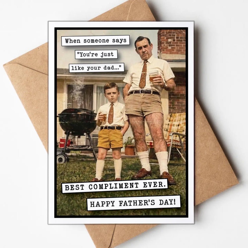 "You're just like your dad ..." Father's Day Card Cards - Picayune Cellars & Mercantile