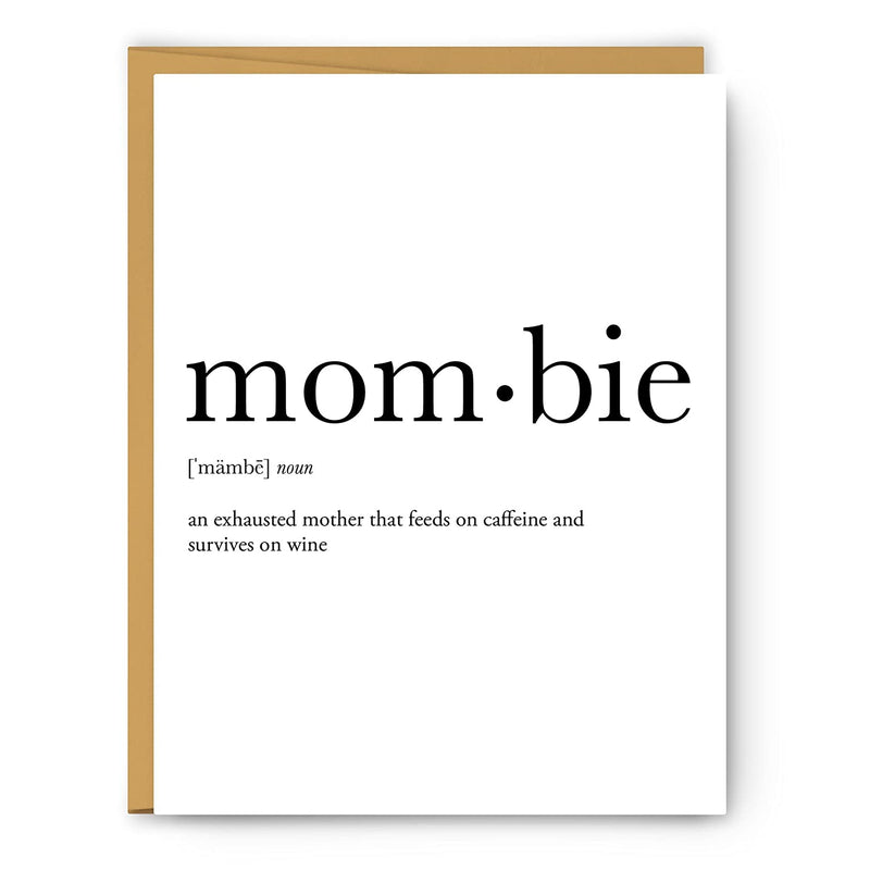 "Mombie Definition" Card