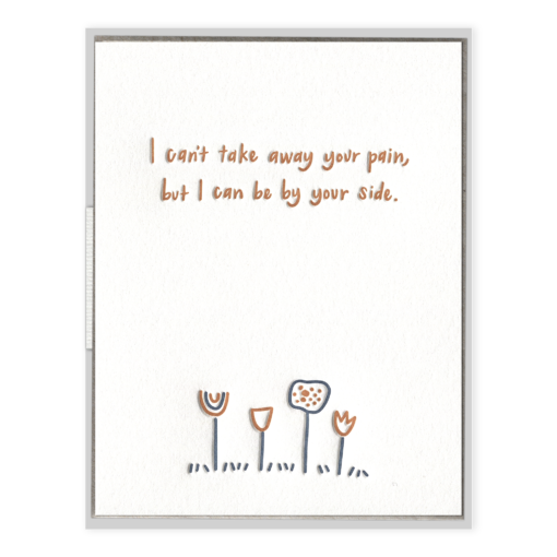 "By Your Side Flowers" Encouragement Card