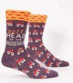 Blue Q Men's Socks "Butthead of the Household"