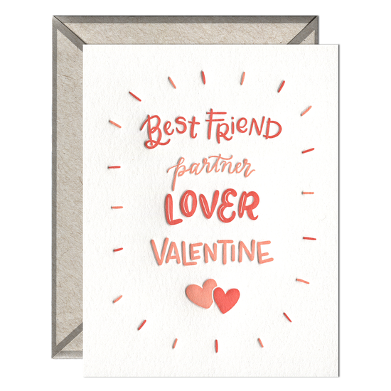 "Partner Lover" Valentine Card