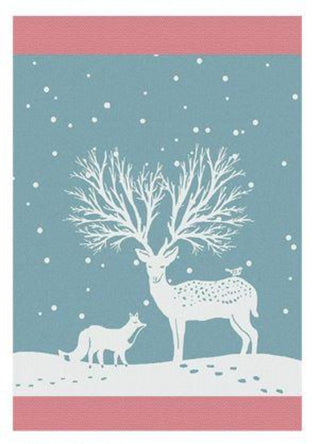 "Deer in the Snow" Kitchen Towel