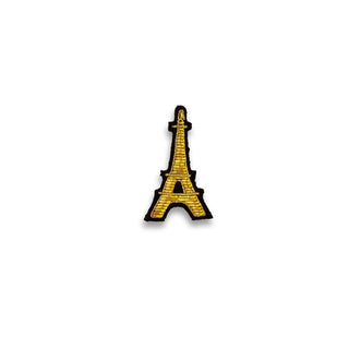 "Eiffel Tower" Embroidered Brooch