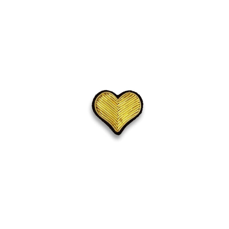 "Heart" Embroidered Brooch