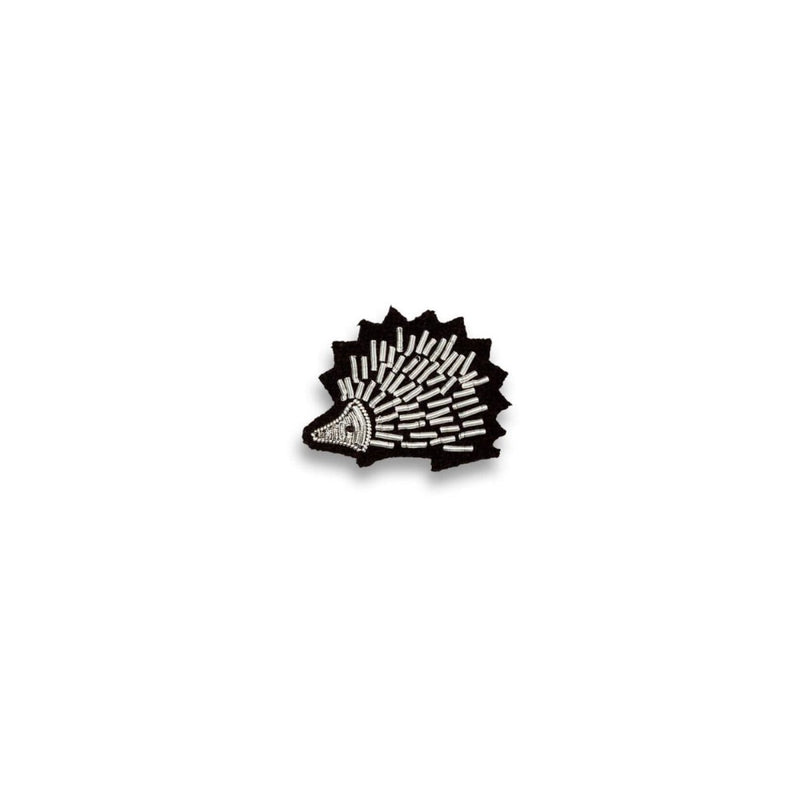 "Hedgehog" Embroidered Brooch