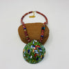 Double Sided Mosaic Shell Pendant