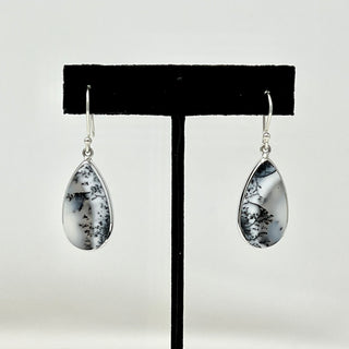 Dendritic Agate Sterling Silver Earring