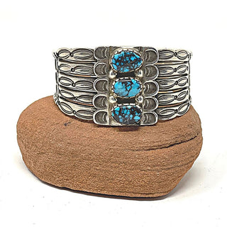 E. Lister Red Mountain Turquoise Cuff