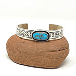 Thin Red Mountain Turquoise Cuff M. Nez