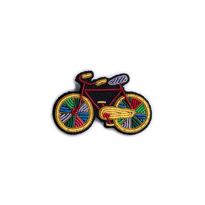 "Paradise Bike" Embroidered Brooch