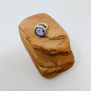 Colored Agate Adjustable Ring