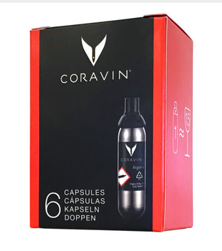 Coravin Pure Argon Capsules 6 Pk
