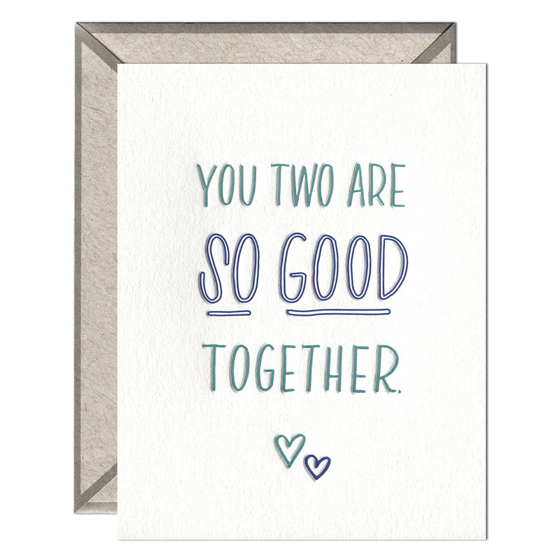 "So Good Together" Wedding Card